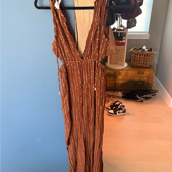 L*Space Brown and Gold Dress - Picture 5 of 8